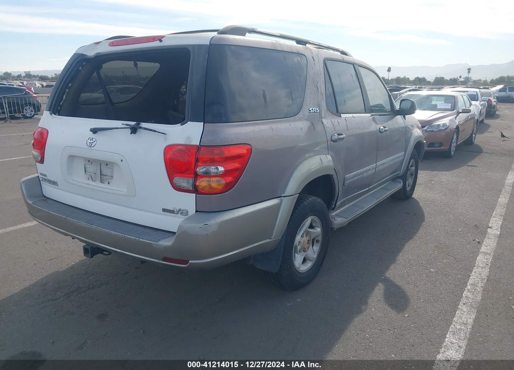 2002 TOYOTA SEQUOIA SR5 VIN: 5TDZT34AX2S086579