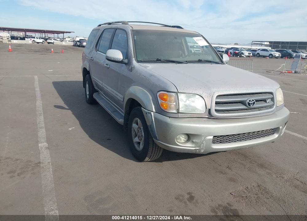 2002 TOYOTA SEQUOIA SR5 VIN: 5TDZT34AX2S086579