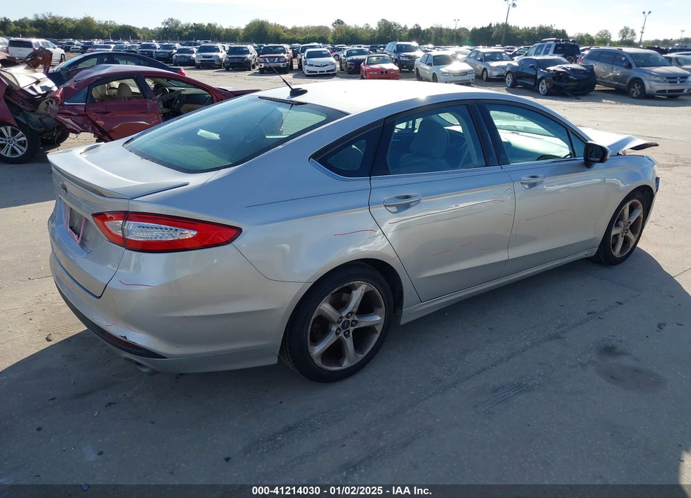 2016 FORD FUSION S VIN: 3FA6P0G76GR254949