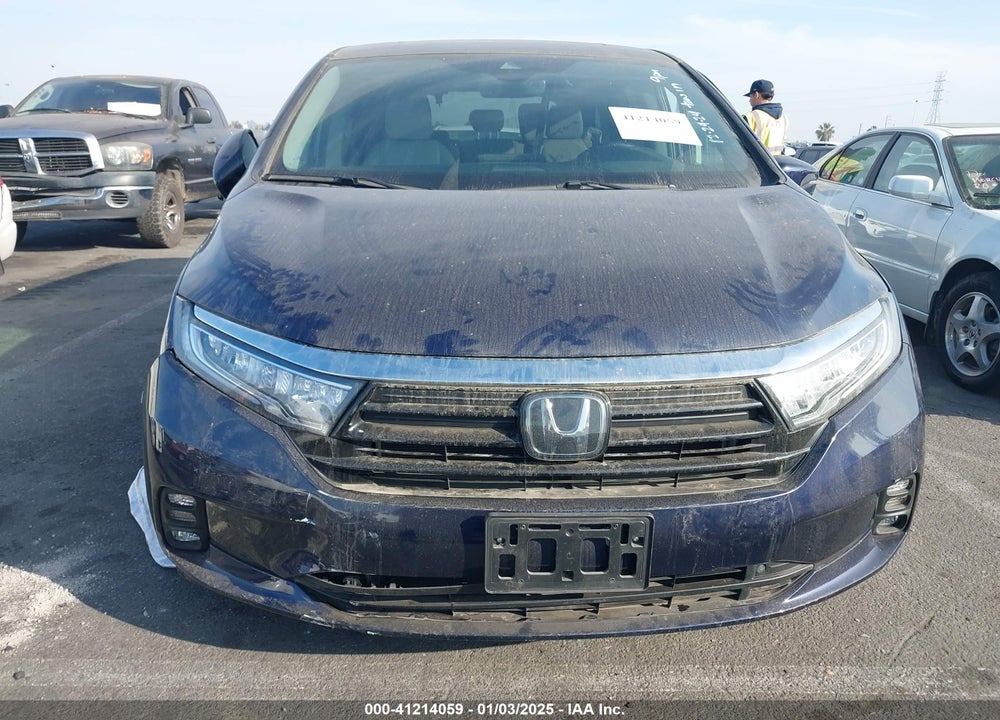 2022 HONDA ODYSSEY EX-L VIN: 5FNRL6H77NB013825