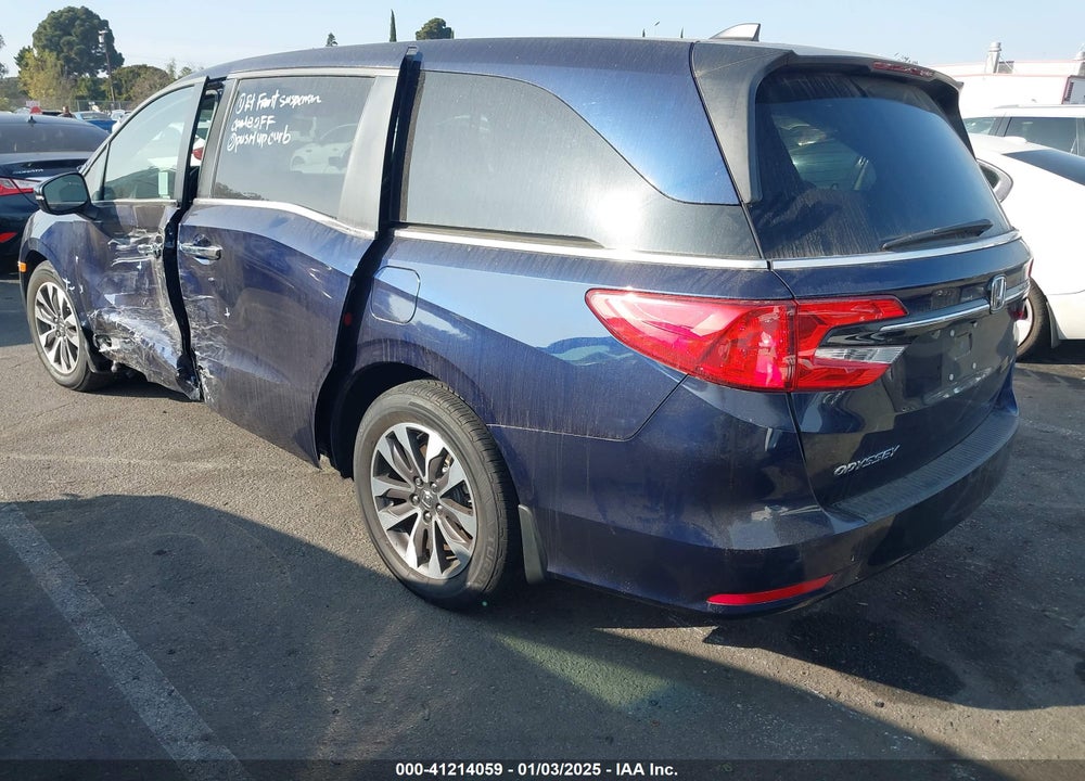 2022 HONDA ODYSSEY EX-L VIN: 5FNRL6H77NB013825