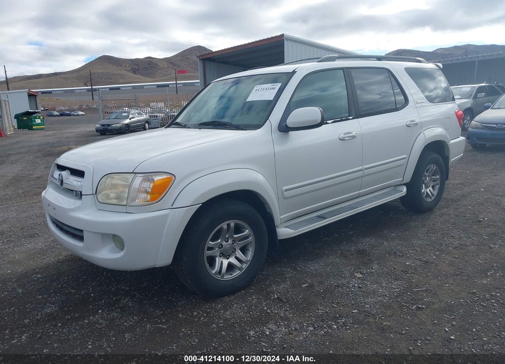 2005 TOYOTA SEQUOIA LIMITED V8 VIN: 5TDBT48AX5S256610