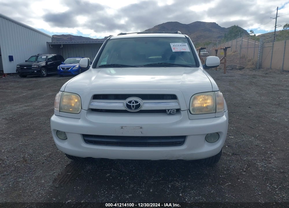 2005 TOYOTA SEQUOIA LIMITED V8 VIN: 5TDBT48AX5S256610