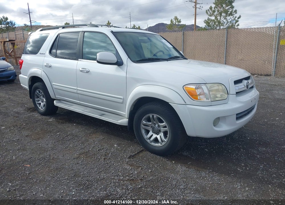 2005 TOYOTA SEQUOIA LIMITED V8 VIN: 5TDBT48AX5S256610