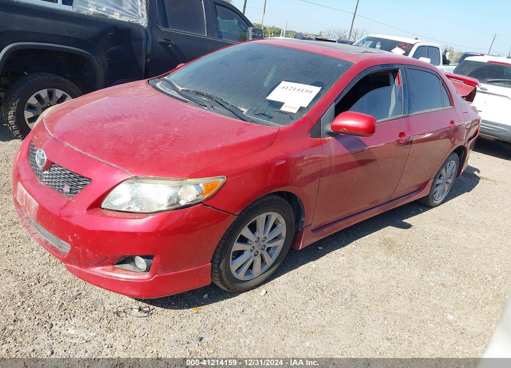 2009 TOYOTA COROLLA VIN: 1NXBU40E49Z093798