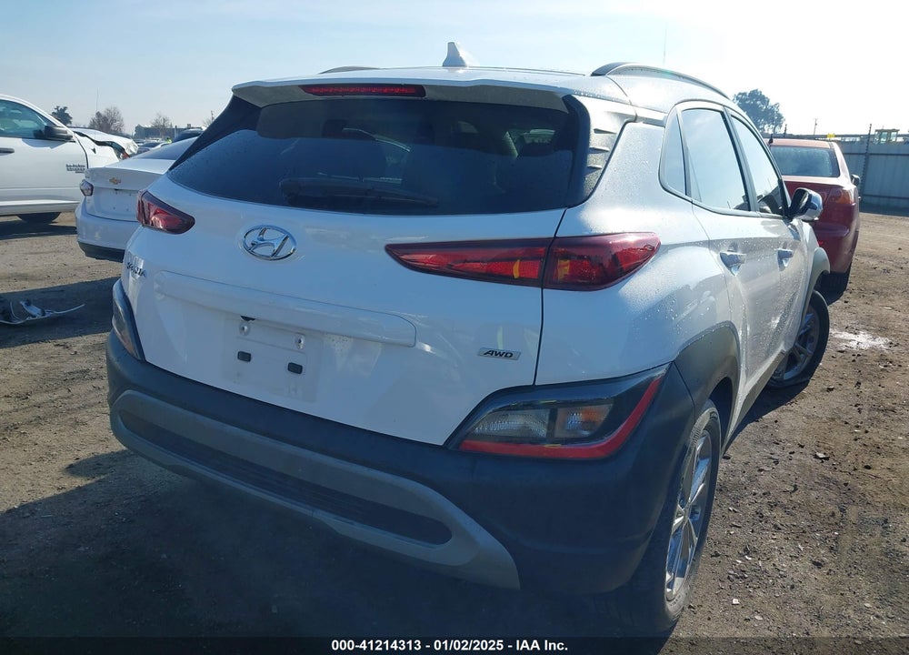 2022 HYUNDAI KONA SEL VIN: KM8K6CAB3NU777518