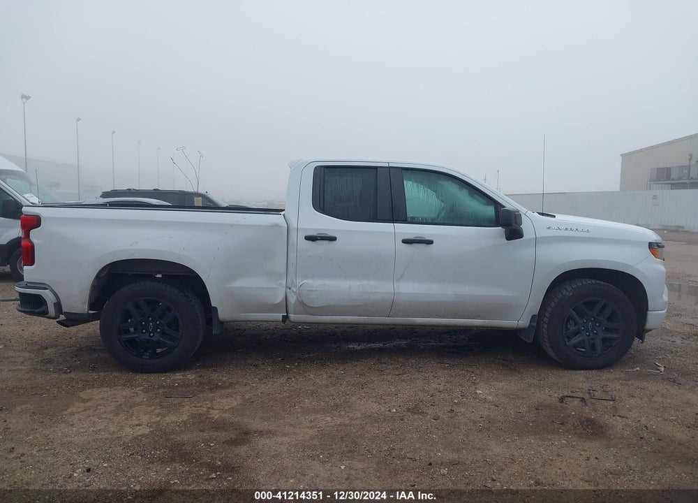 2023 CHEVROLET SILVERADO 1500 2WD DOUBLE CAB STANDARD BED CUSTOM VIN: 1GCRABEKXPZ251107