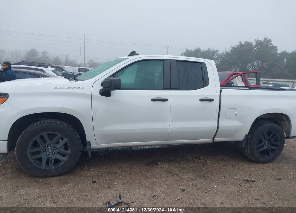 2023 CHEVROLET SILVERADO 1500 2WD DOUBLE CAB STANDARD BED CUSTOM VIN: 1GCRABEKXPZ251107
