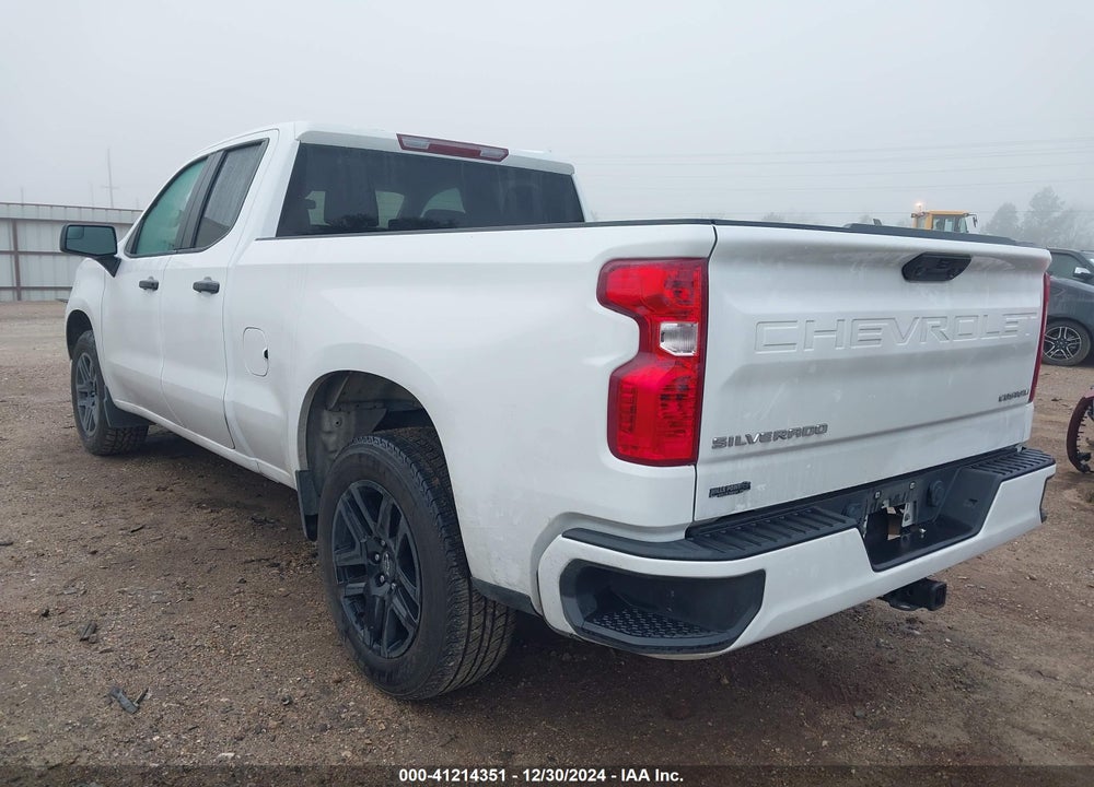 2023 CHEVROLET SILVERADO 1500 2WD DOUBLE CAB STANDARD BED CUSTOM VIN: 1GCRABEKXPZ251107