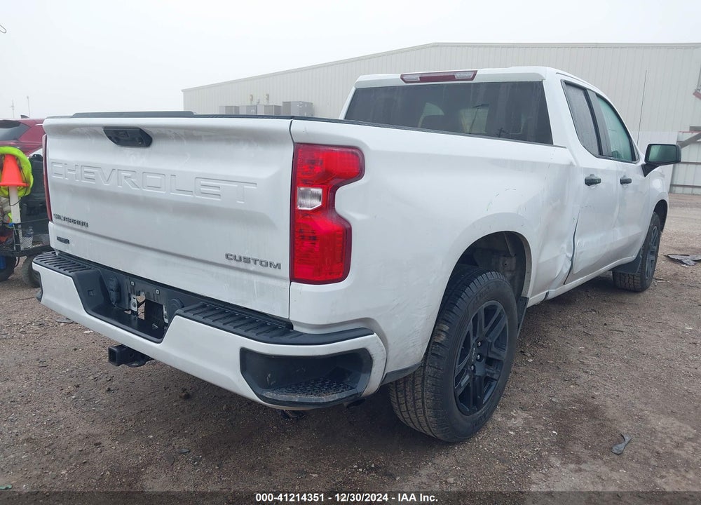 2023 CHEVROLET SILVERADO 1500 2WD DOUBLE CAB STANDARD BED CUSTOM VIN: 1GCRABEKXPZ251107