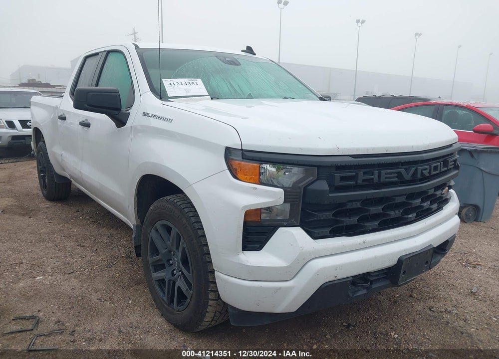 2023 CHEVROLET SILVERADO 1500 2WD DOUBLE CAB STANDARD BED CUSTOM VIN: 1GCRABEKXPZ251107
