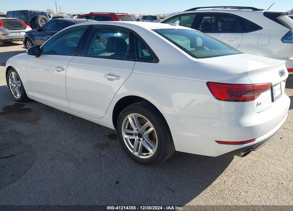 2017 AUDI A4 2.0T PREMIUM VIN: WAUGNAF46HN025979