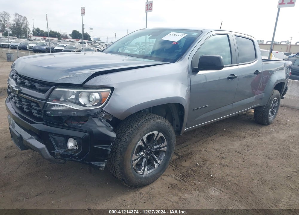 2021 CHEVROLET COLORADO 4WD LONG BOX Z71 VIN: 1GCGTDEN2M1277072