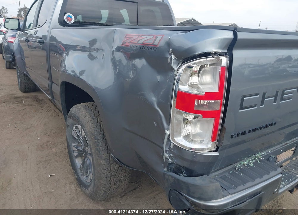 2021 CHEVROLET COLORADO 4WD LONG BOX Z71 VIN: 1GCGTDEN2M1277072