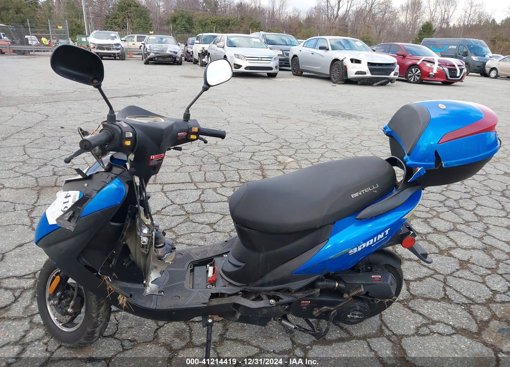 2022 BINTELLI SPRINT 50CC VIN: LL0TCAPH1NG009266