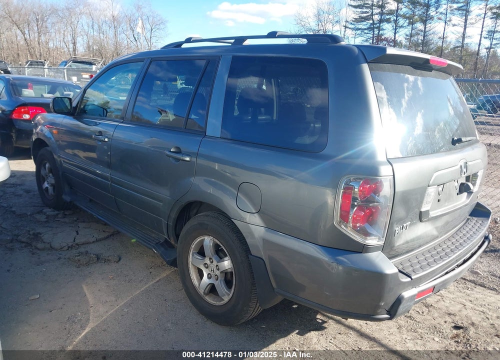 2007 HONDA PILOT EX-L VIN: 2HKYF18707H501332