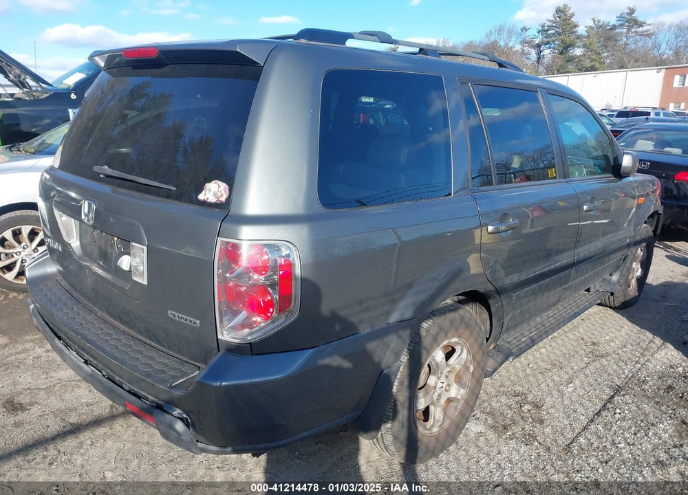 2007 HONDA PILOT EX-L VIN: 2HKYF18707H501332
