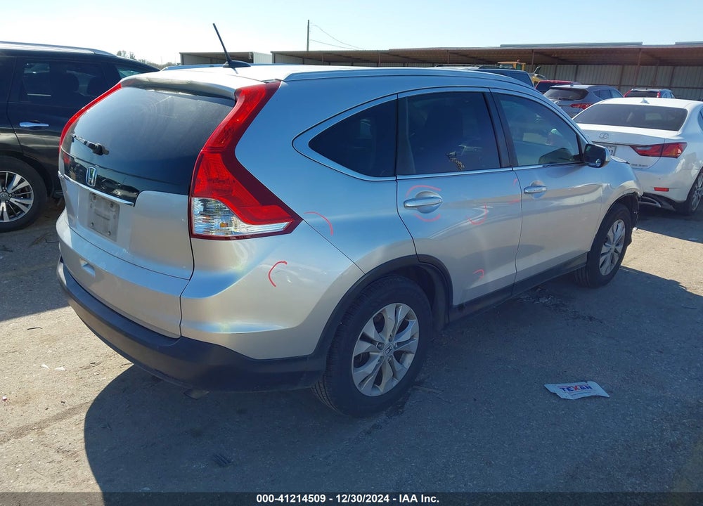 2012 HONDA CR-V EX-L VIN: 2HKRM3H71CH512226
