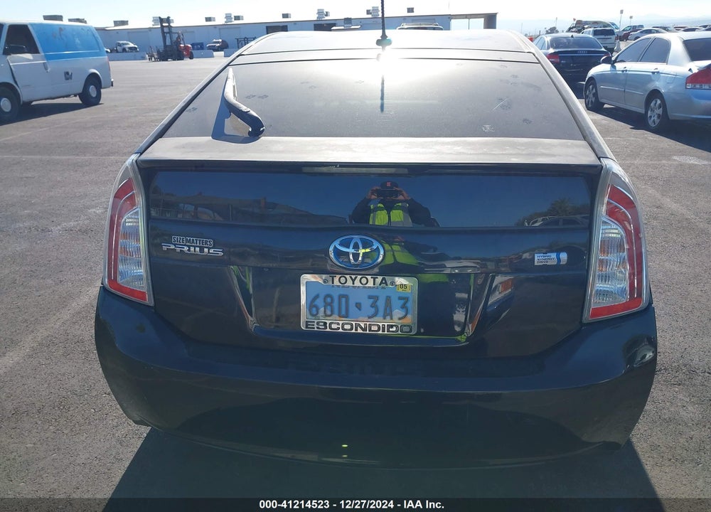 2013 TOYOTA PRIUS THREE VIN: JTDKN3DU6D5543595