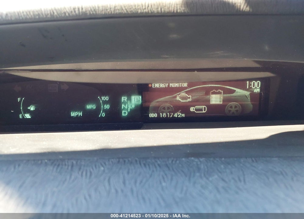 2013 TOYOTA PRIUS THREE VIN: JTDKN3DU6D5543595
