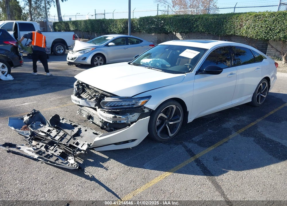 2022 HONDA ACCORD SPORT 2.0T VIN: 1HGCV2F38NA007714