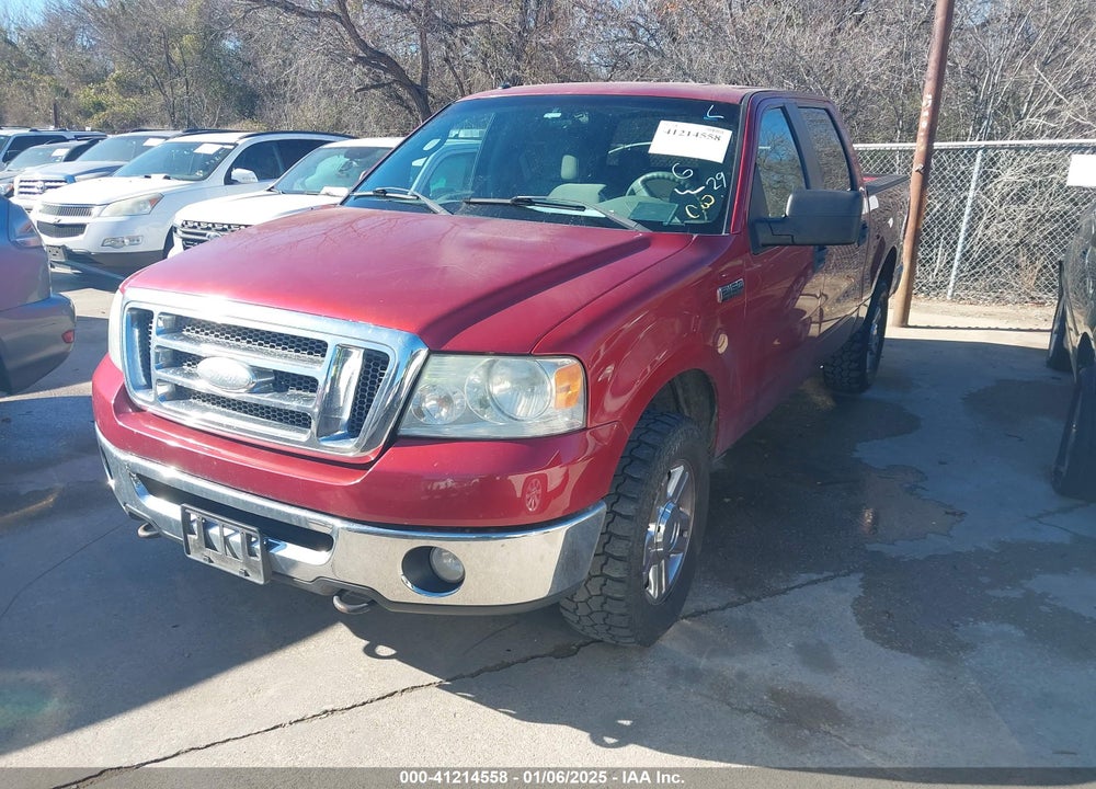 2008 FORD F-150 60TH ANNIVERSARY/FX4/KING RANCH/LARIAT/XLT VIN: 1FTPW14V68FA82687