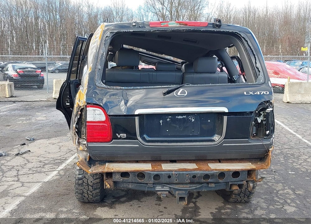 2002 LEXUS LX 470 VIN: JTJHT00W123515036