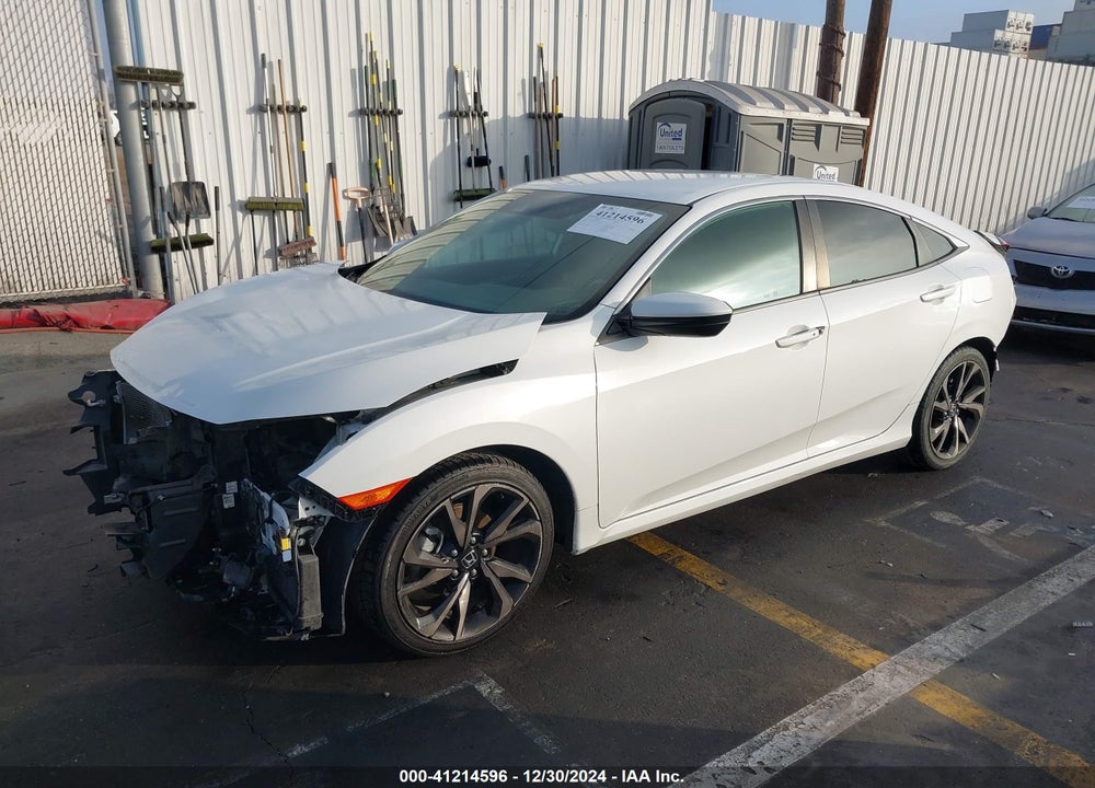 2019 HONDA CIVIC VIN: 2HGFC2F81KH573256