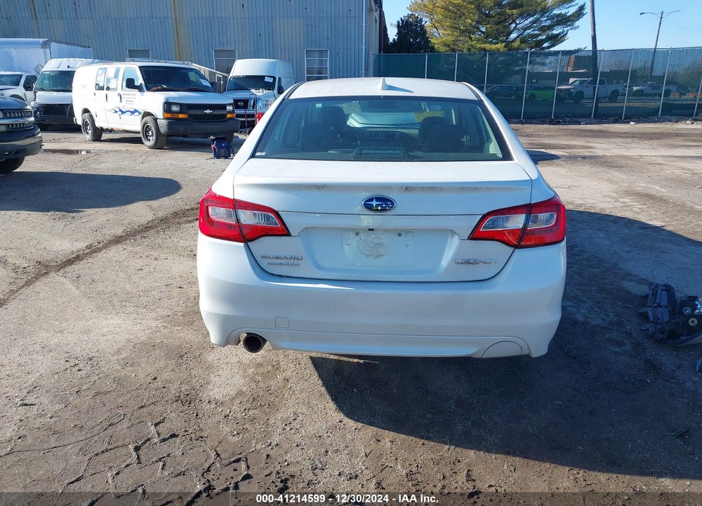 2016 SUBARU LEGACY 2.5I LIMITED VIN: 4S3BNBJ66G3051570