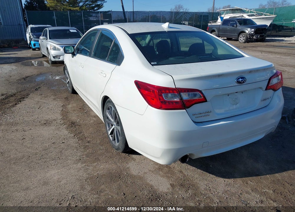 2016 SUBARU LEGACY 2.5I LIMITED VIN: 4S3BNBJ66G3051570