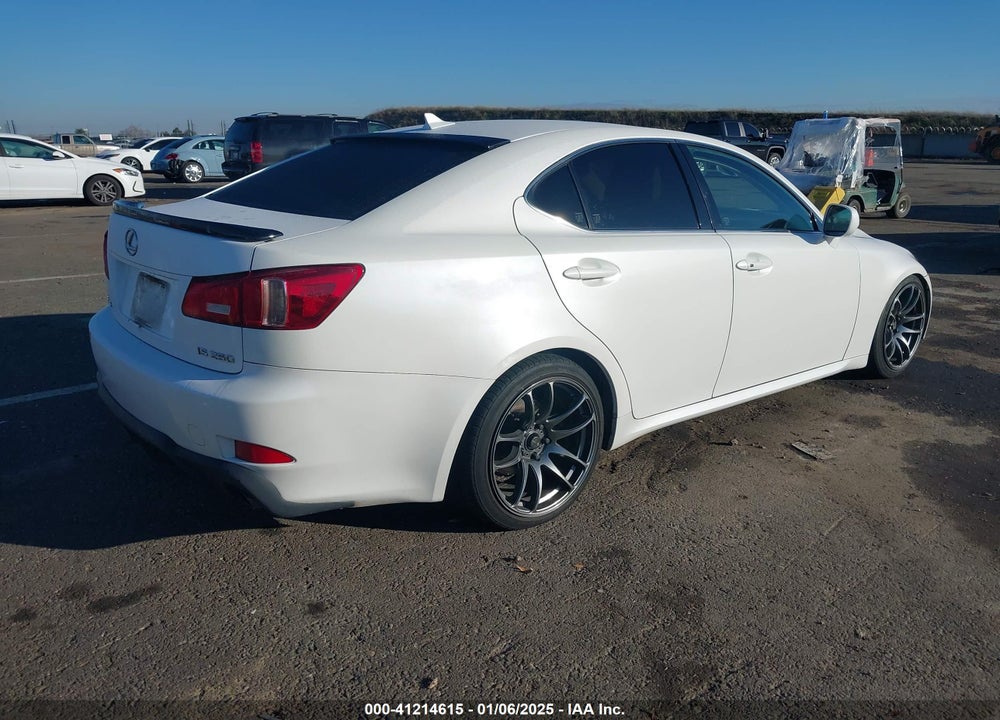 2008 LEXUS IS 250 VIN: JTHBK262485061596