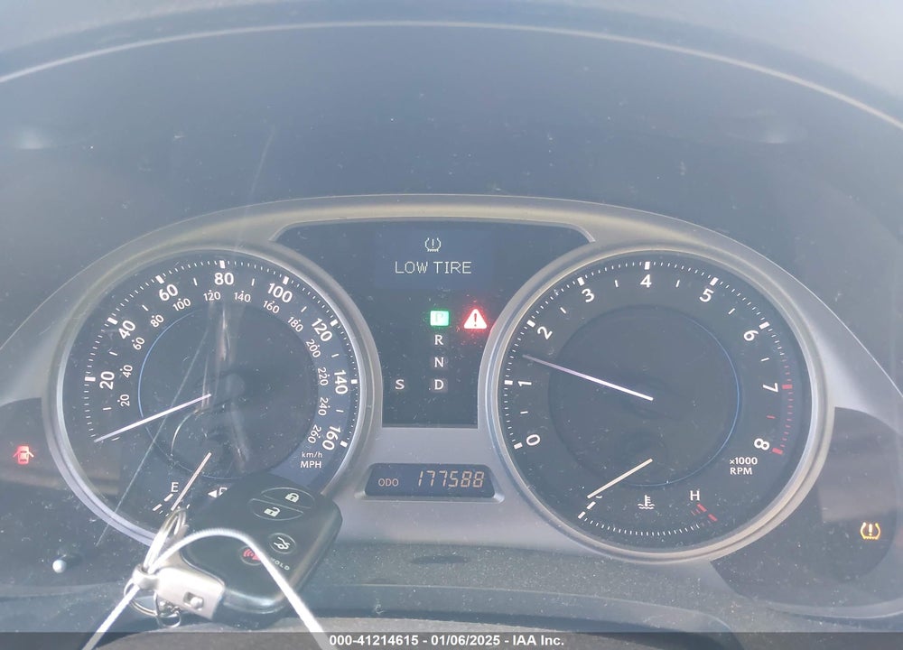 2008 LEXUS IS 250 VIN: JTHBK262485061596