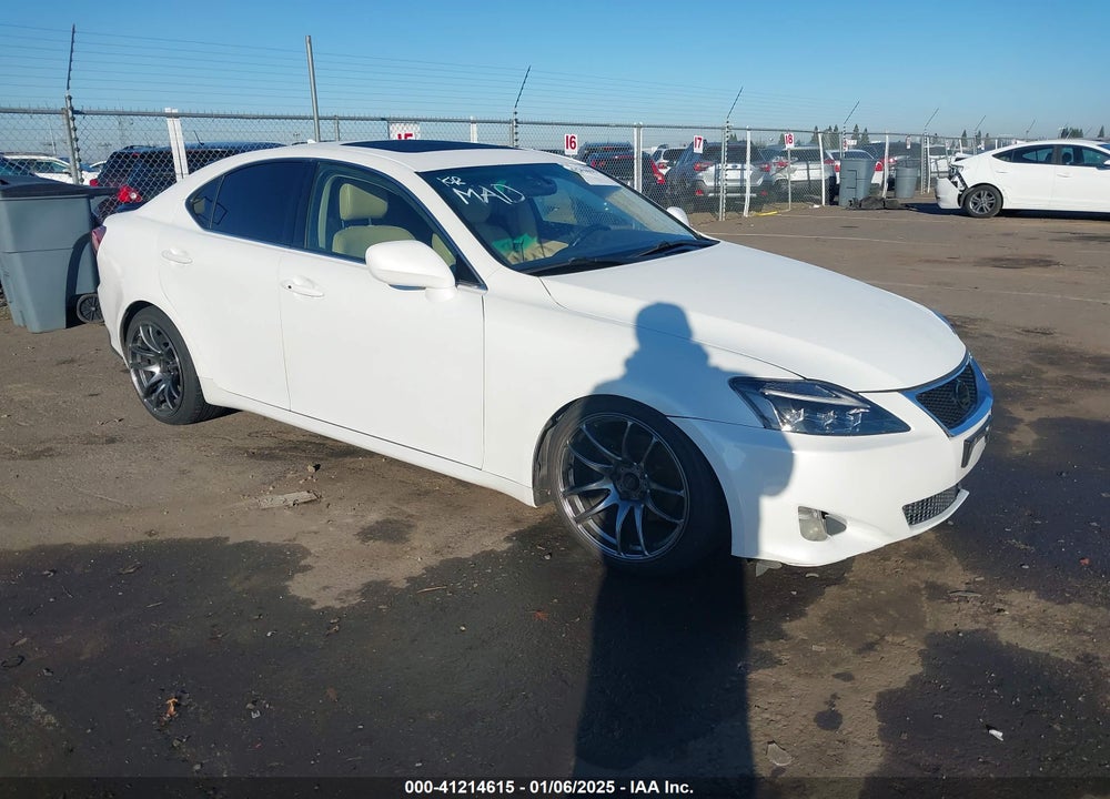 2008 LEXUS IS 250 VIN: JTHBK262485061596