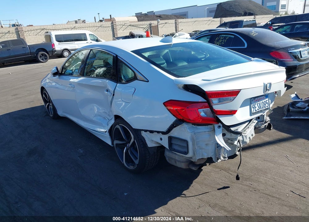 2018 HONDA ACCORD SPORT VIN: 1HGCV1F34JA235701