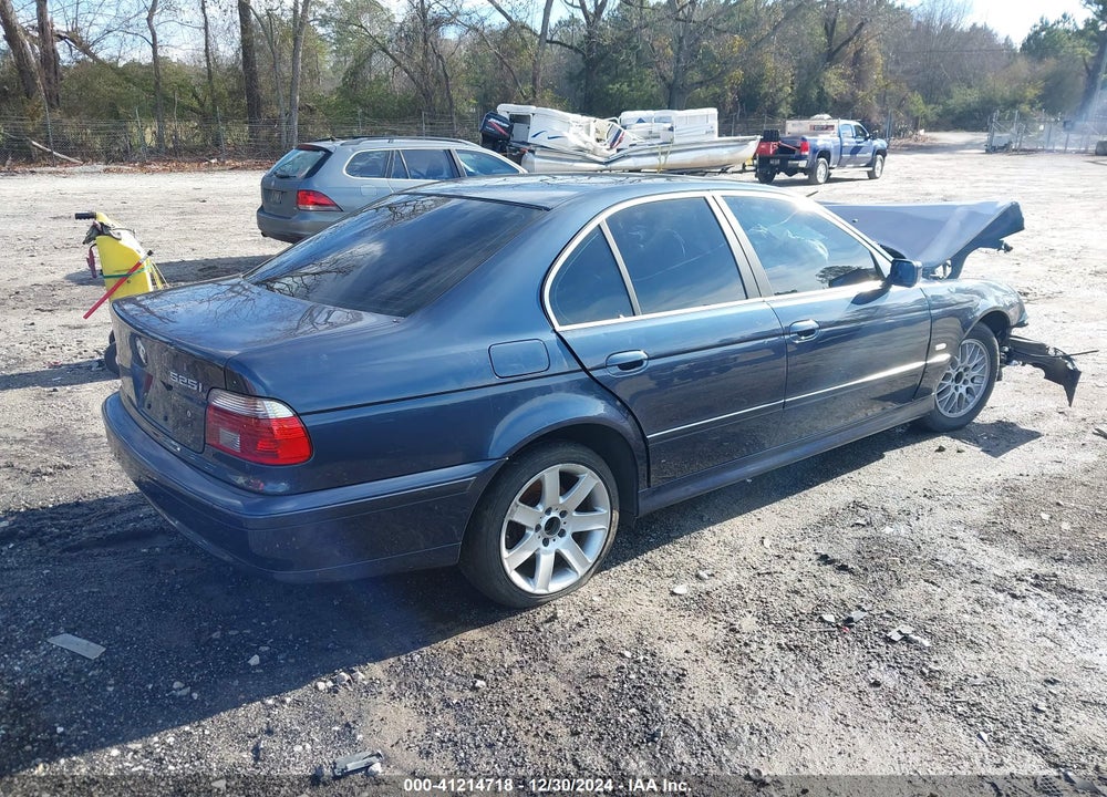 2003 BMW 525I VIN: WBADT33493GF43240