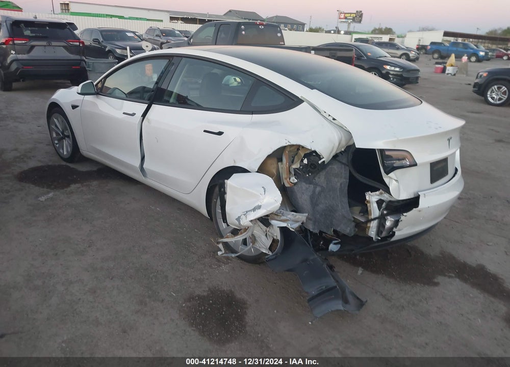 2021 TESLA MODEL 3 VIN: 5YJ3E1EA3MF043860