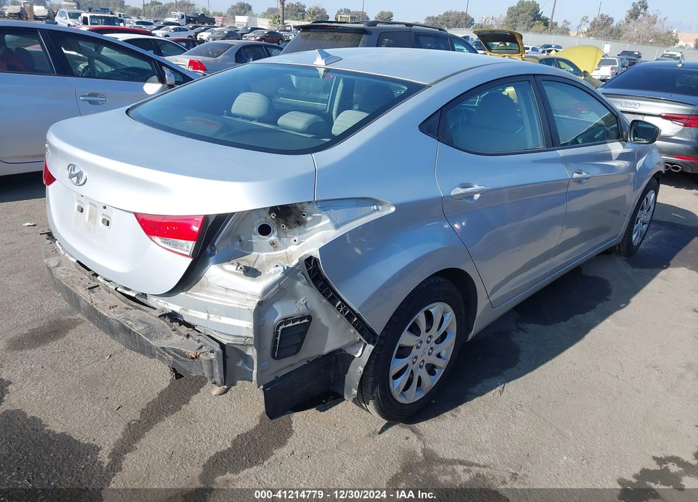 2012 HYUNDAI ELANTRA GLS VIN: 5NPDH4AE4CH130642
