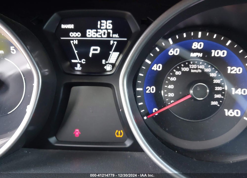 2012 HYUNDAI ELANTRA GLS VIN: 5NPDH4AE4CH130642