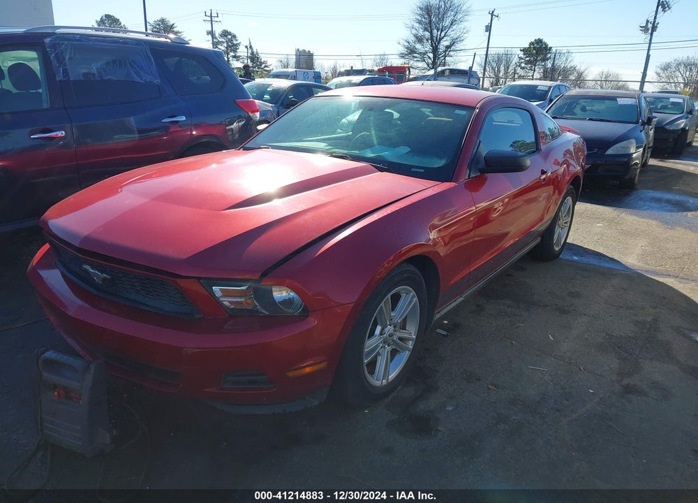 2010 FORD MUSTANG V6 VIN: 1ZVBP8AN5A5159031