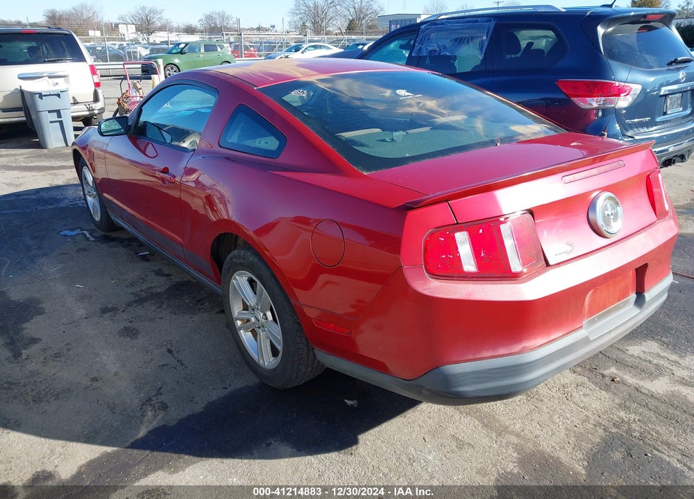 2010 FORD MUSTANG V6 VIN: 1ZVBP8AN5A5159031