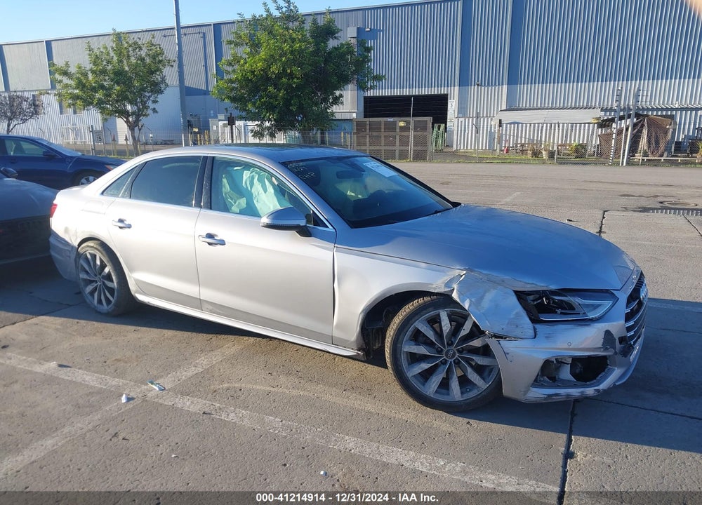 2021 AUDI A4 PREMIUM 40 TFSI QUATTRO S TRONIC VIN: WAUABAF41MA064608