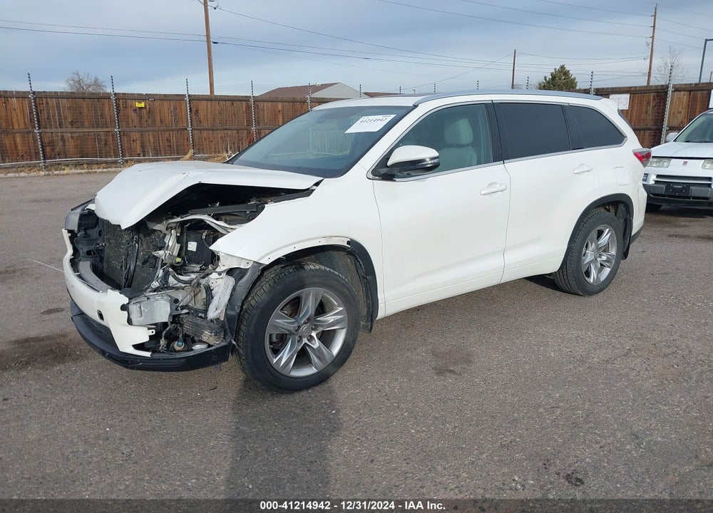 2015 TOYOTA HIGHLANDER LIMITED PLATINUM V6 VIN: 5TDDKRFH3FS208263
