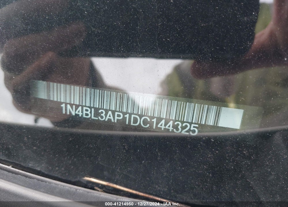 2013 NISSAN ALTIMA 3.5 SV VIN: 1N4BL3AP1DC144325