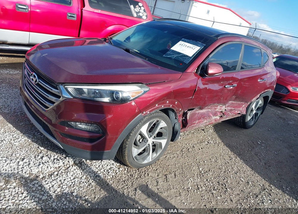 2017 HYUNDAI TUCSON LIMITED VIN: KM8J3CA25HU370390
