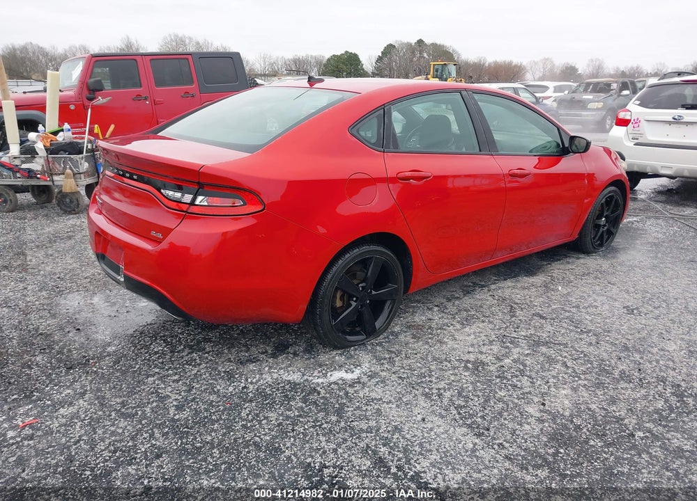 2014 DODGE DART VIN: 1C3CDFBB1ED786785