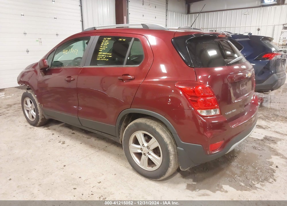 2017 CHEVROLET TRAX LT VIN: 3GNCJPSB0HL222559
