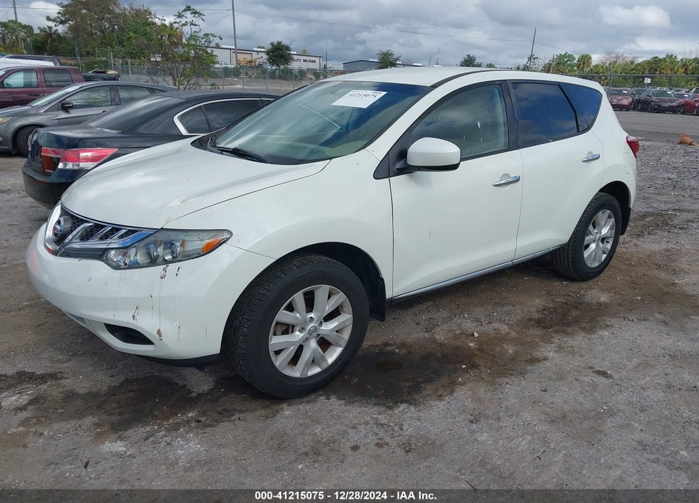 2011 NISSAN MURANO S VIN: JN8AZ1MU6BW055294