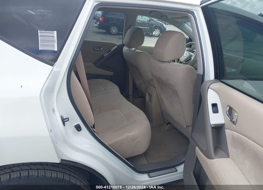 2011 NISSAN MURANO S VIN: JN8AZ1MU6BW055294