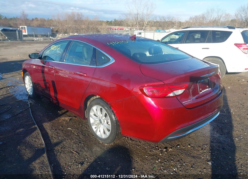 2015 CHRYSLER 200 C VIN: 1C3CCCCB9FN582263