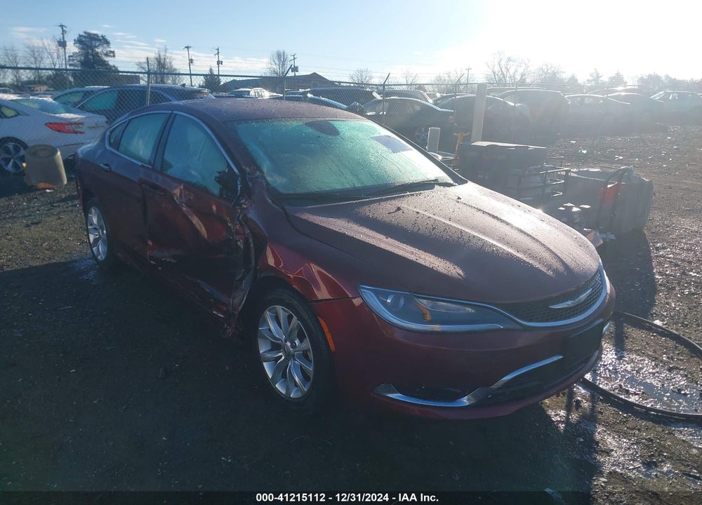 2015 CHRYSLER 200 C VIN: 1C3CCCCB9FN582263